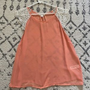 Forever 21 - pink sheer top